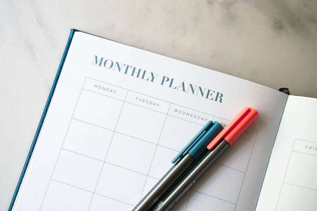 Weekly study planner for students